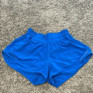 Women's Lululemon Blue Athletic Shorts- size 0- “Hotty Hots” - 2.5 inch low rise